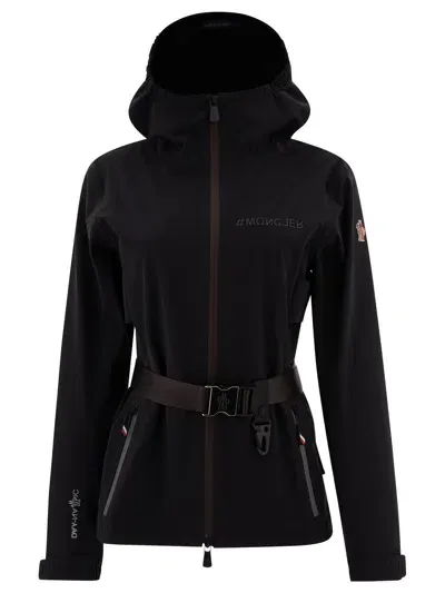 Moncler Elegant Water-repellent Jacket In Black