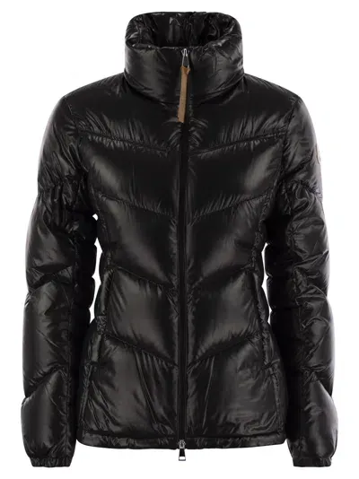 Moncler Gast Short Down Jacket In Black