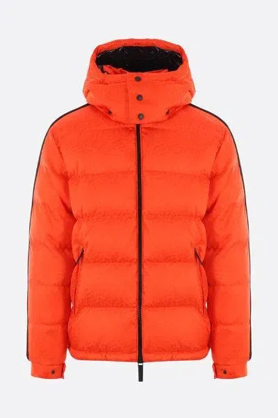 Moncler Genius Coats In Bright Orange