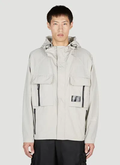 Moncler Genius Dotter Parka Jacket In Gray