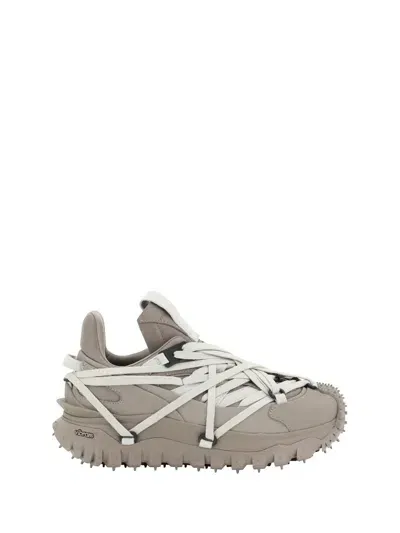 Moncler Genius Trailgrip Megalace Sneakers In Gray