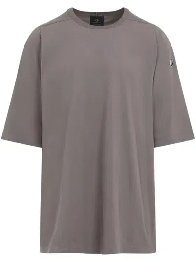 Moncler Genius X Rick Owens Crew-neck T-shirt In Grey