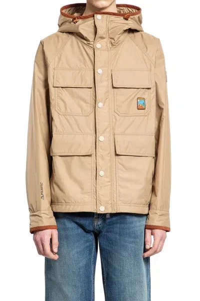 Moncler Grenoble Jackets In Beige