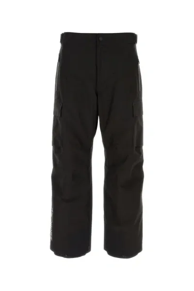 Moncler Grenoble Logo Printed Ski Pants In Black