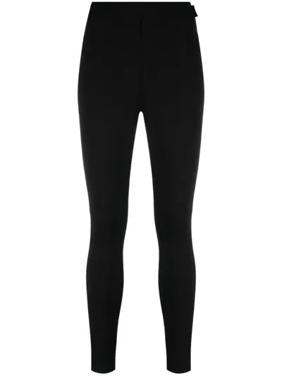 Moncler Grenoble Nylon Leggings In Black