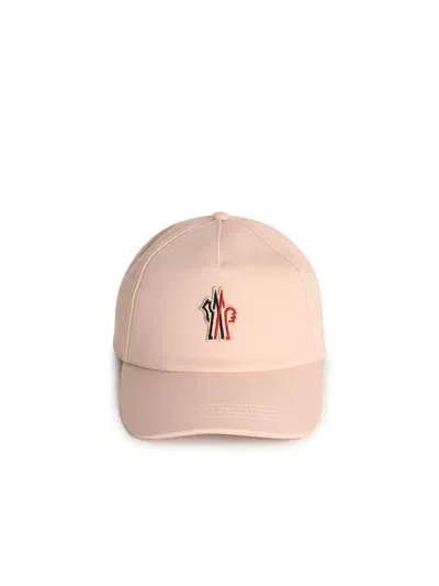 Moncler Grenoble Pink Cotton Cap Woman