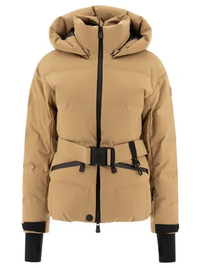 Moncler Technical Women's Jacket For All Seasons In Beige