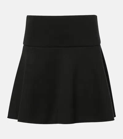 Moncler High-rise Miniskirt In Black