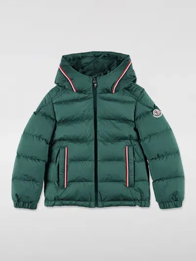 Moncler Kids' Merary Nylon Down Jacket In Leaf Green