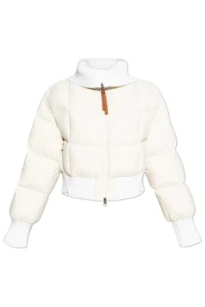 Moncler Jadeite Zip In Beige