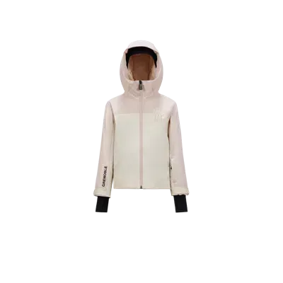 Moncler Kids' Kals Short Down Jacket Beige