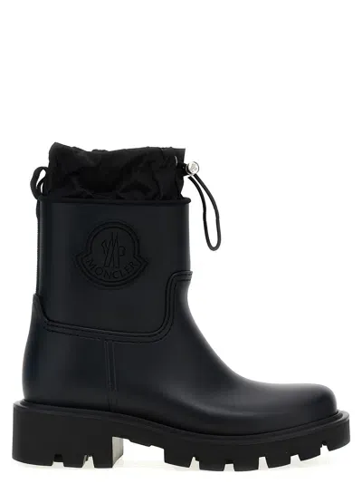 Moncler Kickstream Ankle Boots In Black