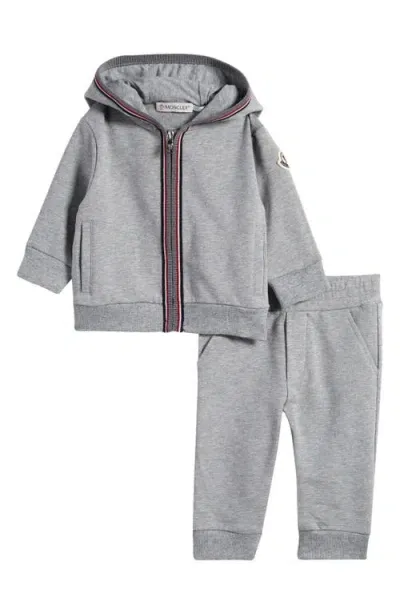 Moncler Kids' Hoodie & Joggers Set In Grey