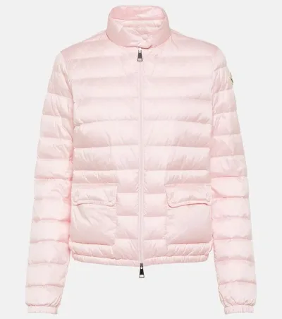 Moncler Lans Down Jacket In Pink