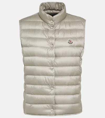 Moncler Liane Down Vest In Grey