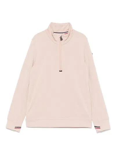 Moncler Kids' Logo-patch Sweatshirt In Pink