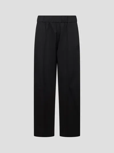 Moncler Logo-patch Track Pants In Black