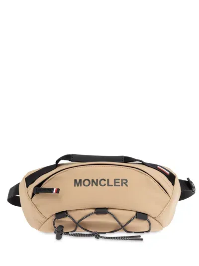 Moncler Logo-print Belt Bag In 中性色