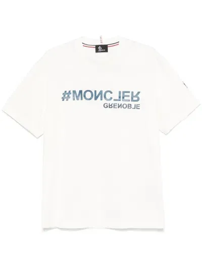 Moncler Logo-print T-shirt In White