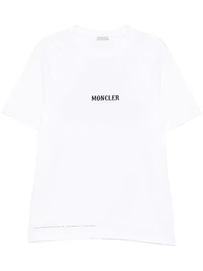 Moncler Logo-print T-shirt In White