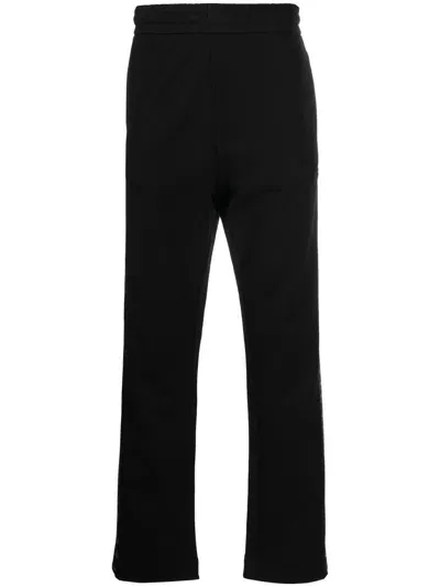 Moncler Logo-print Track Pants In Schwarz