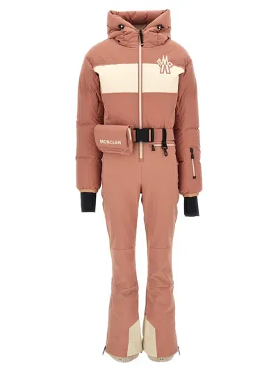 Moncler Logo Ski Suit Jewelry In Pink