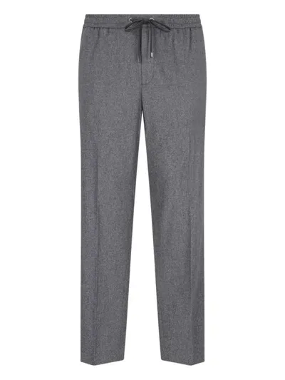 Moncler Logo Track Pants In Gray