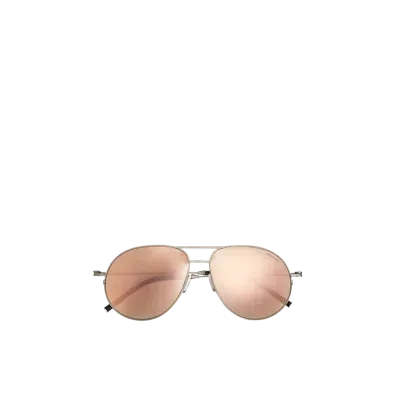 Moncler Lunettes De Soleil Aviateur Flyze In Beige