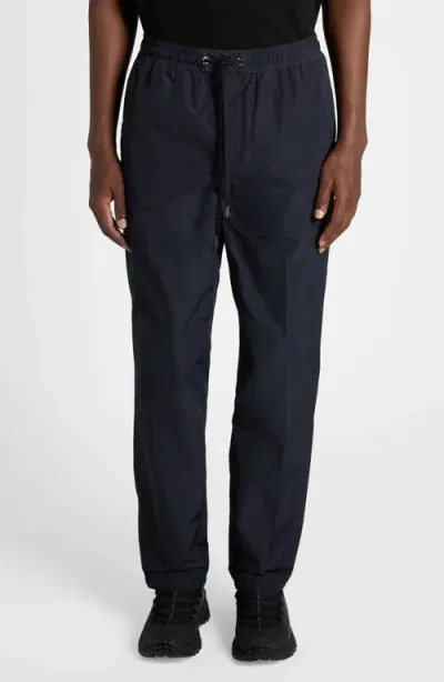 Moncler Microventile Léger Joggers In Navy Blue