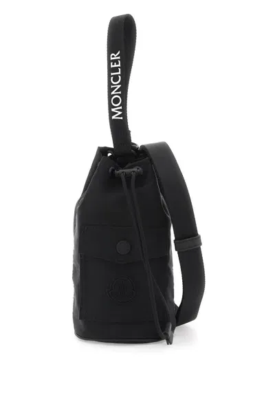 Moncler Mini Bucket Bag In Black