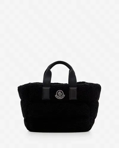 Moncler Mini Caradoc Cross Body Bag In Black