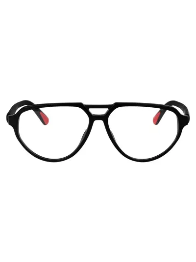 Moncler Pilot-frame Glasses In Black