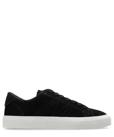 Moncler Monaco Sneakers In Black