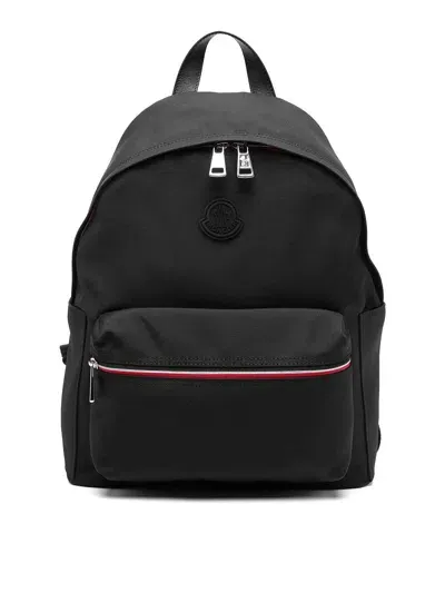 Moncler New Pierrick Zipped Backpack In Black