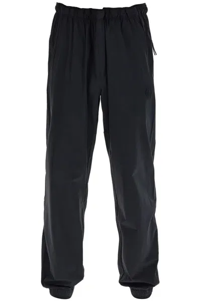 Moncler Nylon Stretch Joggers For In Black