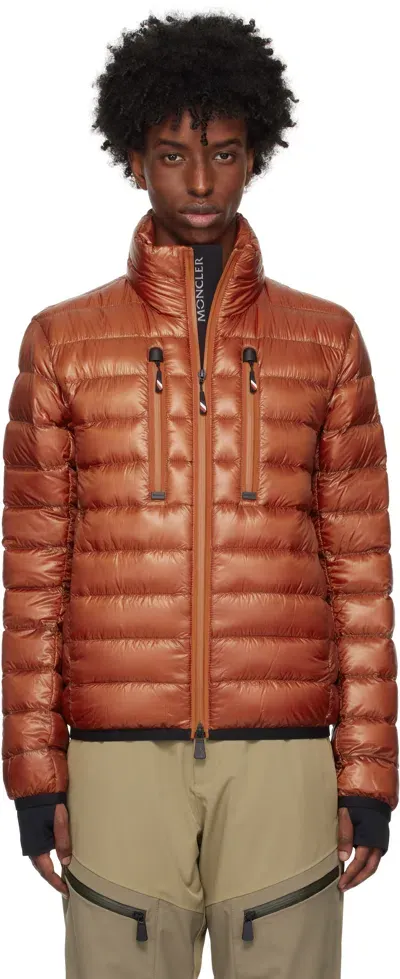 Moncler Orange Hers Short Down Jacket