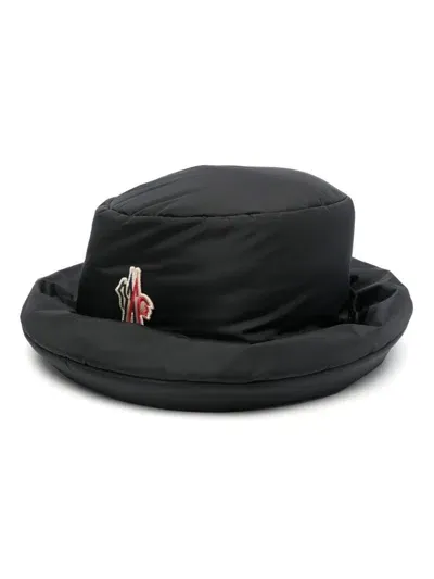 Moncler Padded Bucket Hat In Black