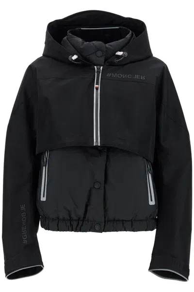 Moncler Padded Vest With Detachable Layer In Black