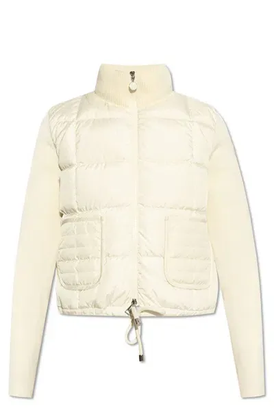 Moncler Padded Zip In Neutrals