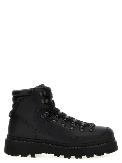 Moncler Boots In Black