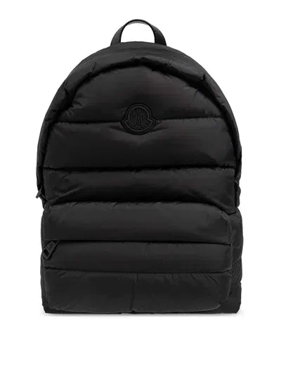 Moncler Pierrick Doudoune Backpack In Negro