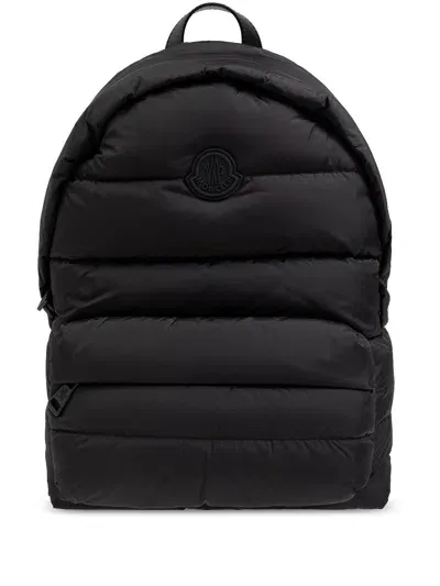 Moncler Pierrick Nylon Backpack In Black