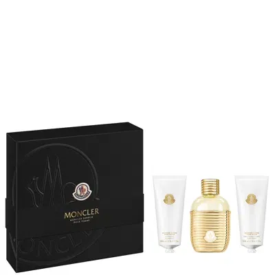 Moncler Pour Femme Sunrise Eau De Parfum 100ml Gift Set In White