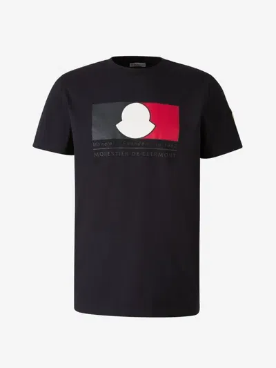 Moncler Graphic Tee In Navy