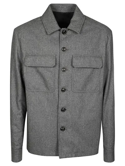 Moncler Shirt In Grey