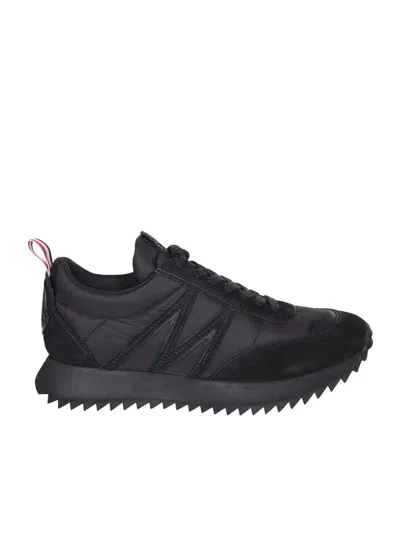 Moncler Pacey Nylon Sneakers In Black