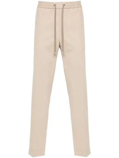 Moncler Straight-leg Trousers In Neutrals