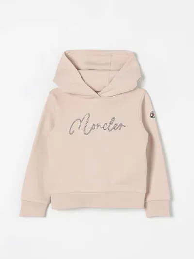 Moncler Sweater  Kids Color Pink In Gold