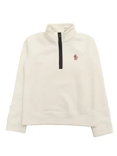 Moncler Sweatshirt In Beige