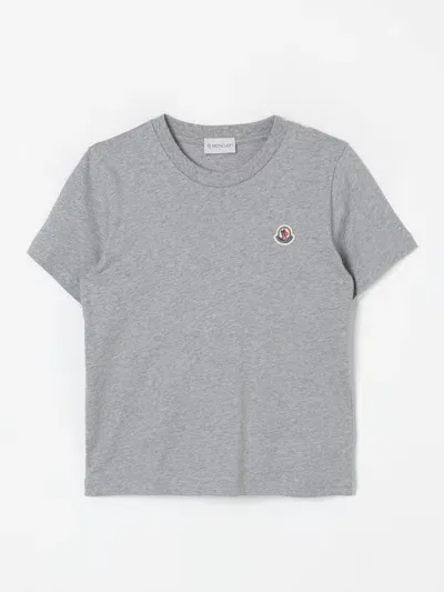 Moncler T-shirt  Kids Color Grey In Gray